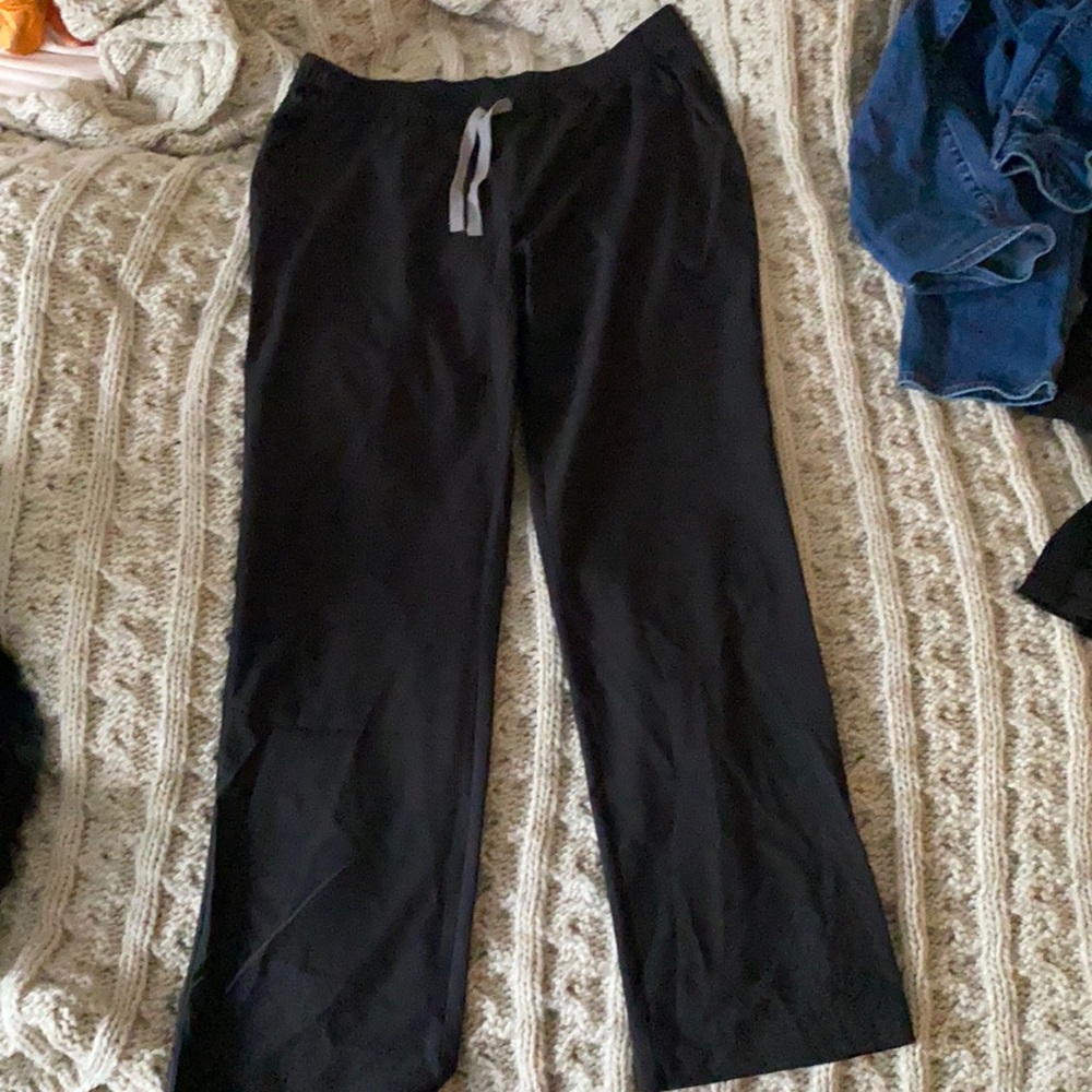 black scrubs